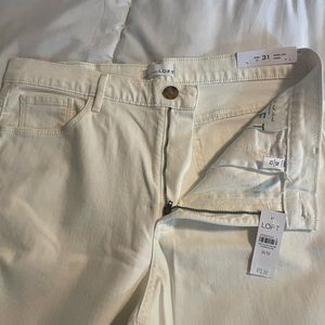 LOFT wide leg crop NWT
